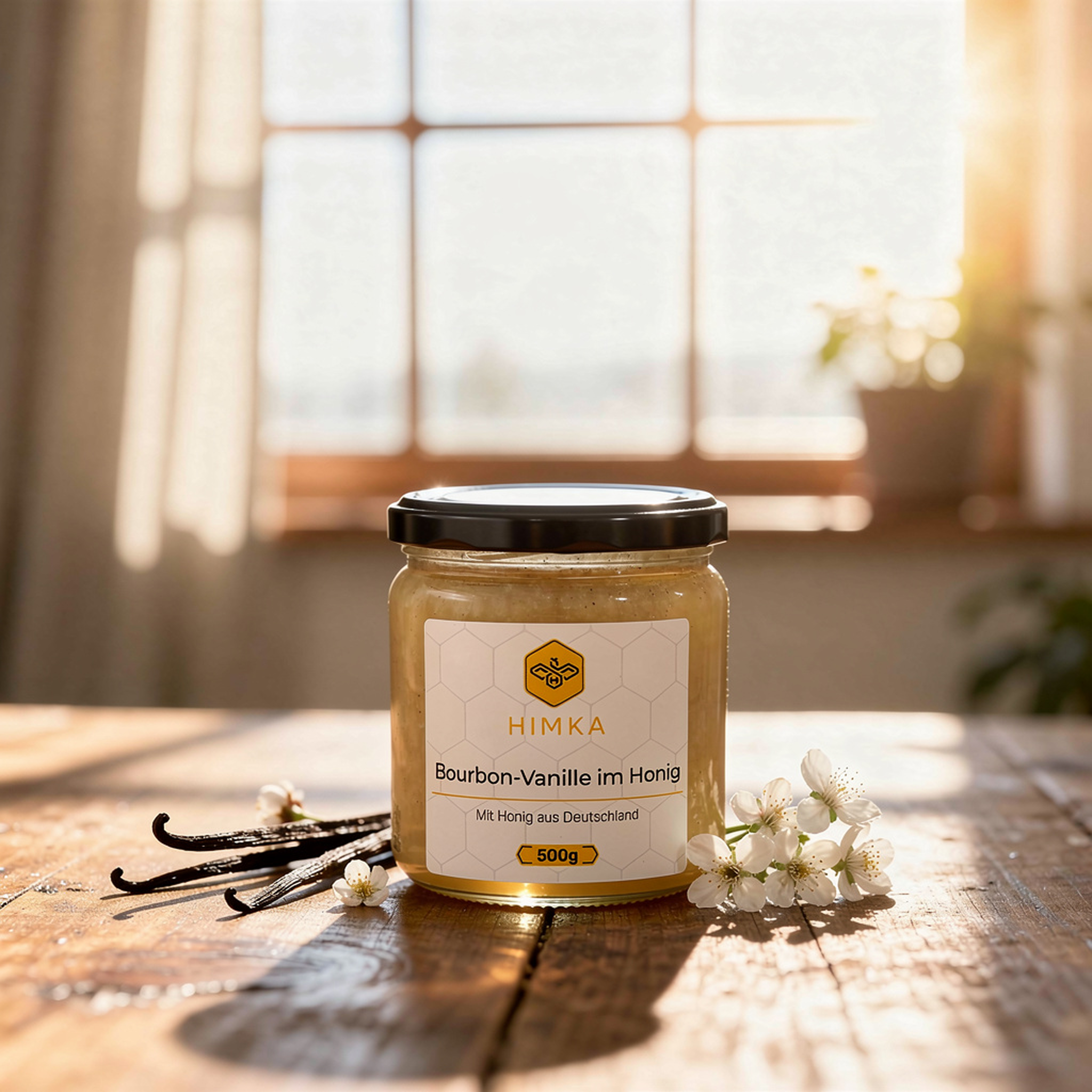 Bourbon-Vanille im Honig